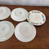 set of 8+3 St Amland plates