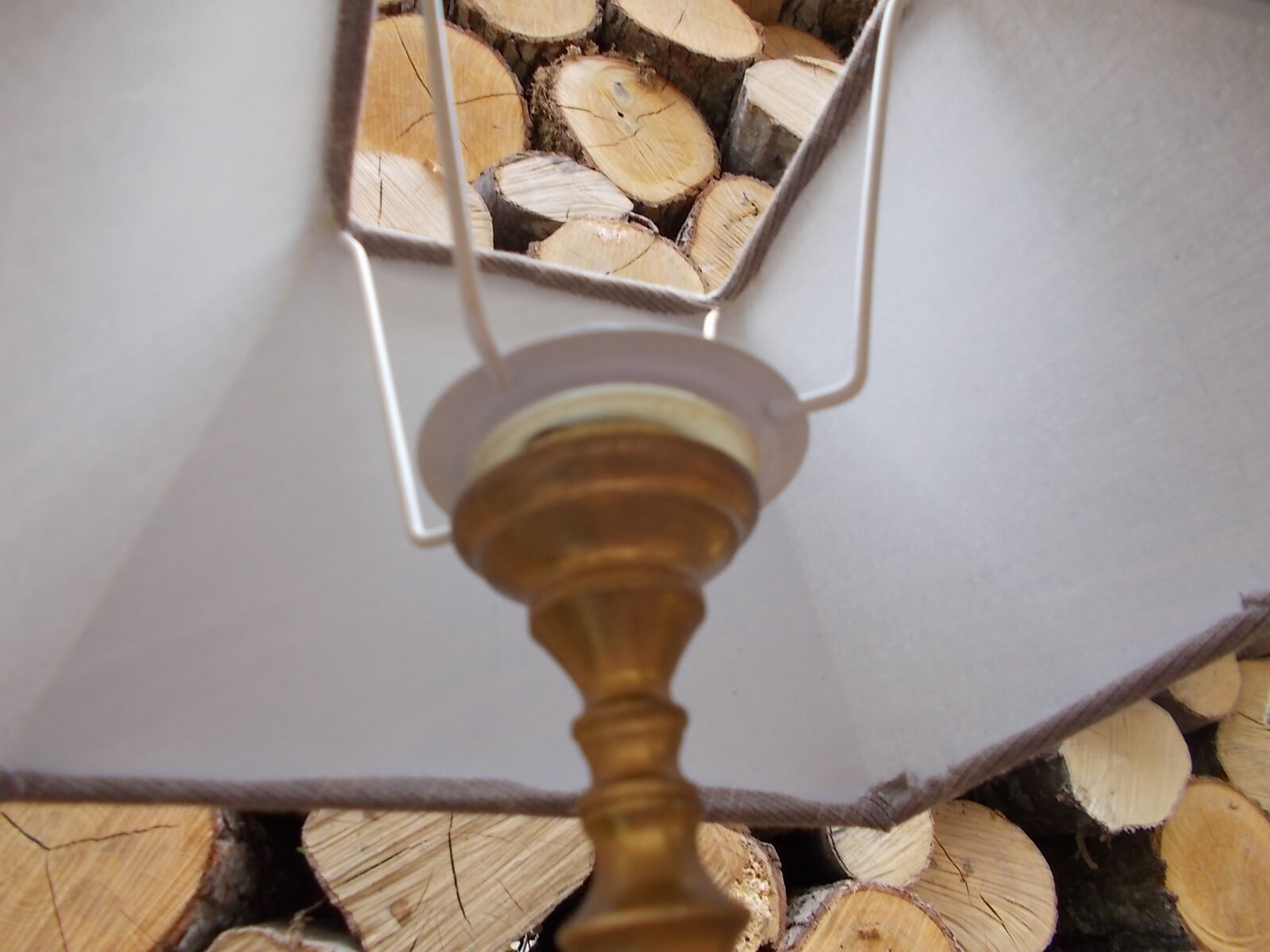 Paire lampes laiton