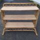 Vintage rattan shelf