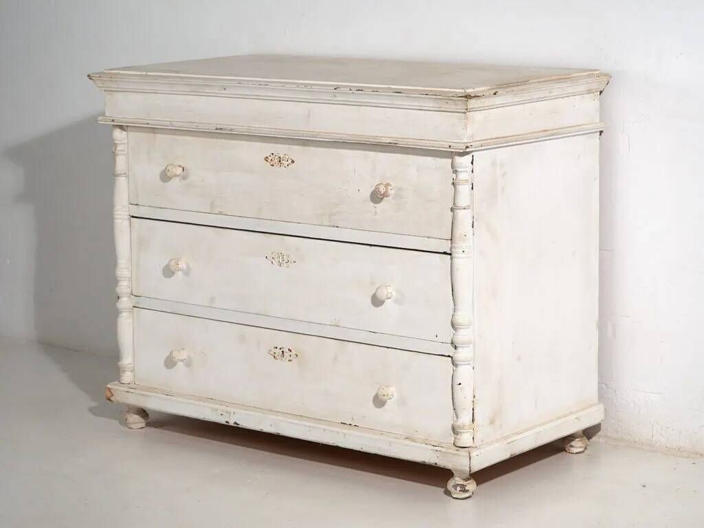 Antique white commode (c.1900) #18