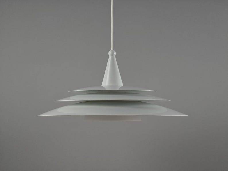 1990s Vintage BELID T1191 Scandinavian Mid-Century Modern Pendant Lamp