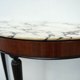 1950s Italian console with marble top