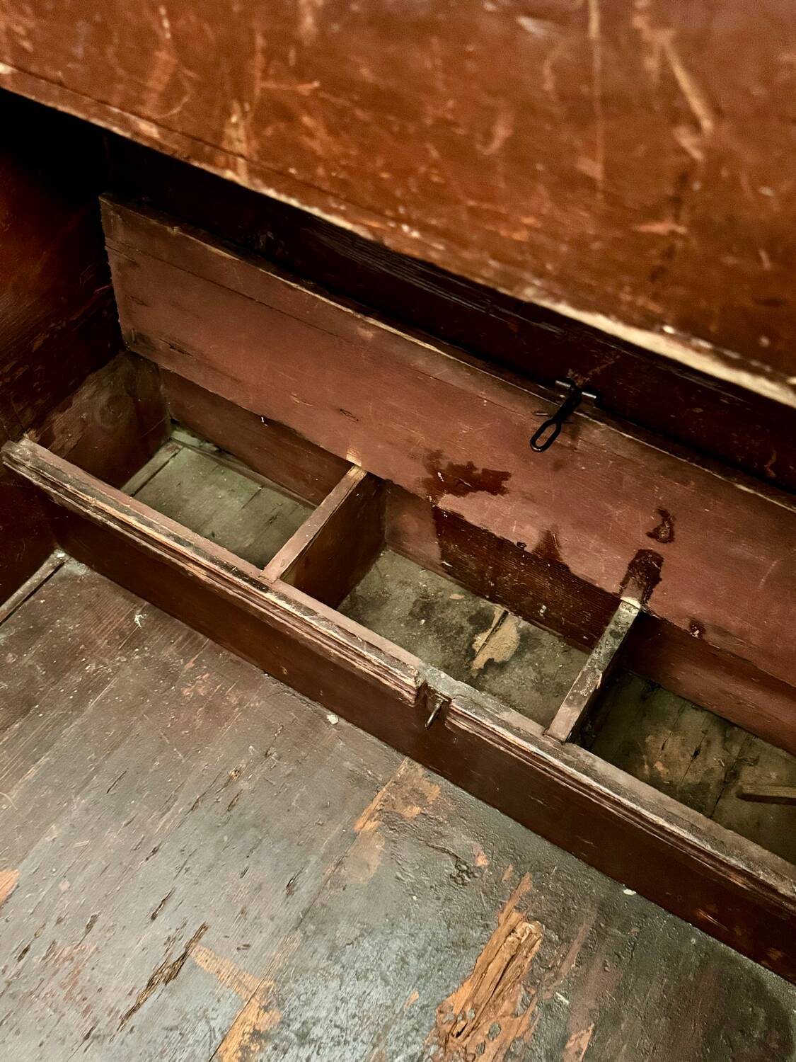 Afghan dowry chest in painted wood