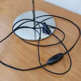 Space age chrome metal lamp