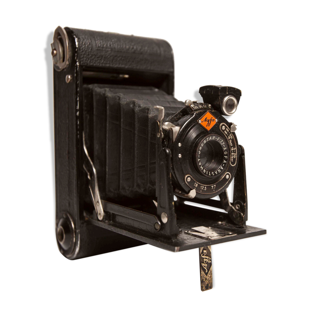 Appareil Photo Argentique Vintage Agfa Isola 1 Avec Sac Et Cuir Et Flash
