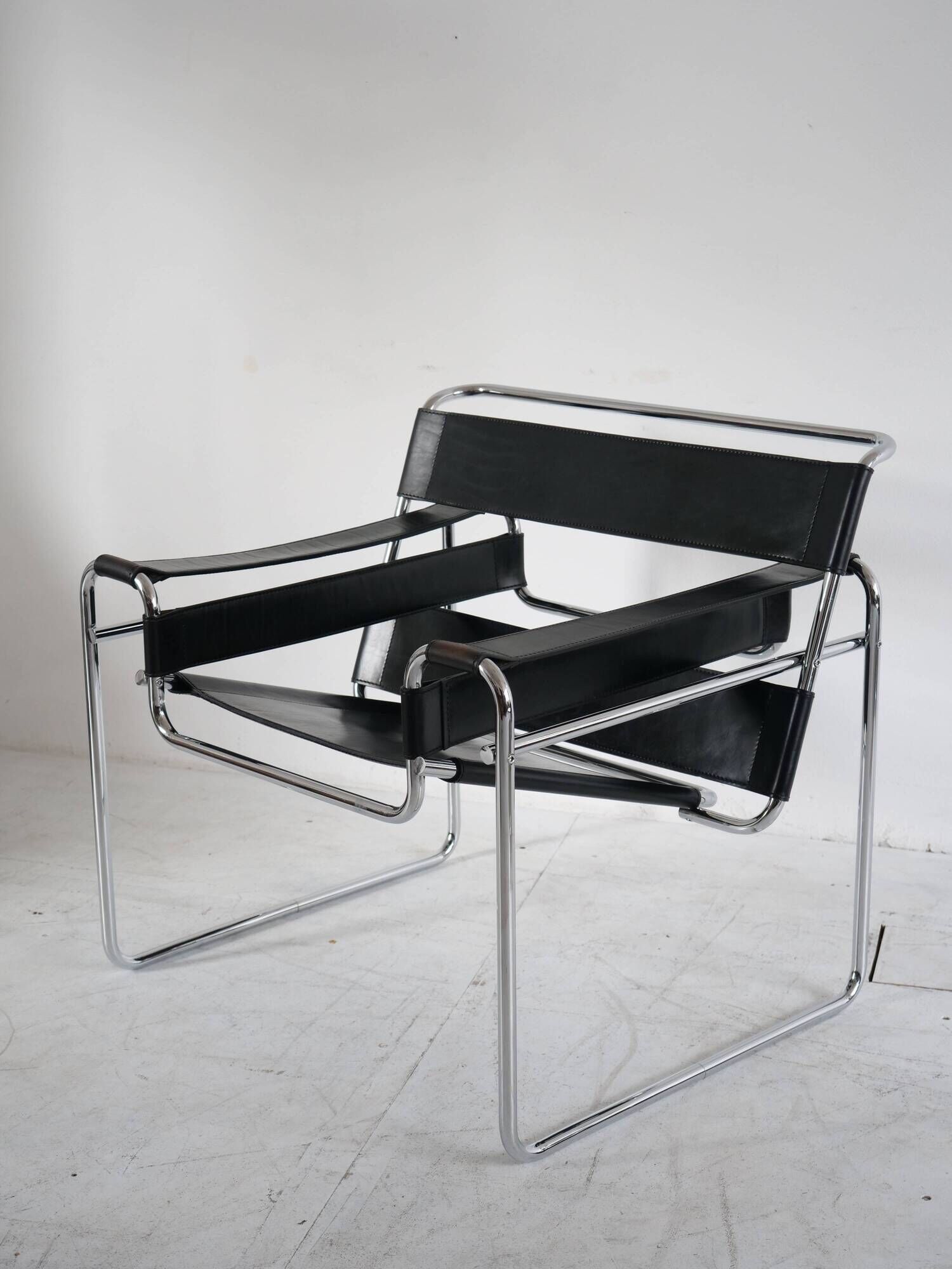 Bauhaus armchair Wassily B3 knoll 1980 by Marcel Breuer