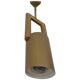 Set of Four Hotel Midcentury Design Brass Pendants, 1980s