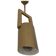 Set of Four Hotel Midcentury Design Brass Pendants, 1980s