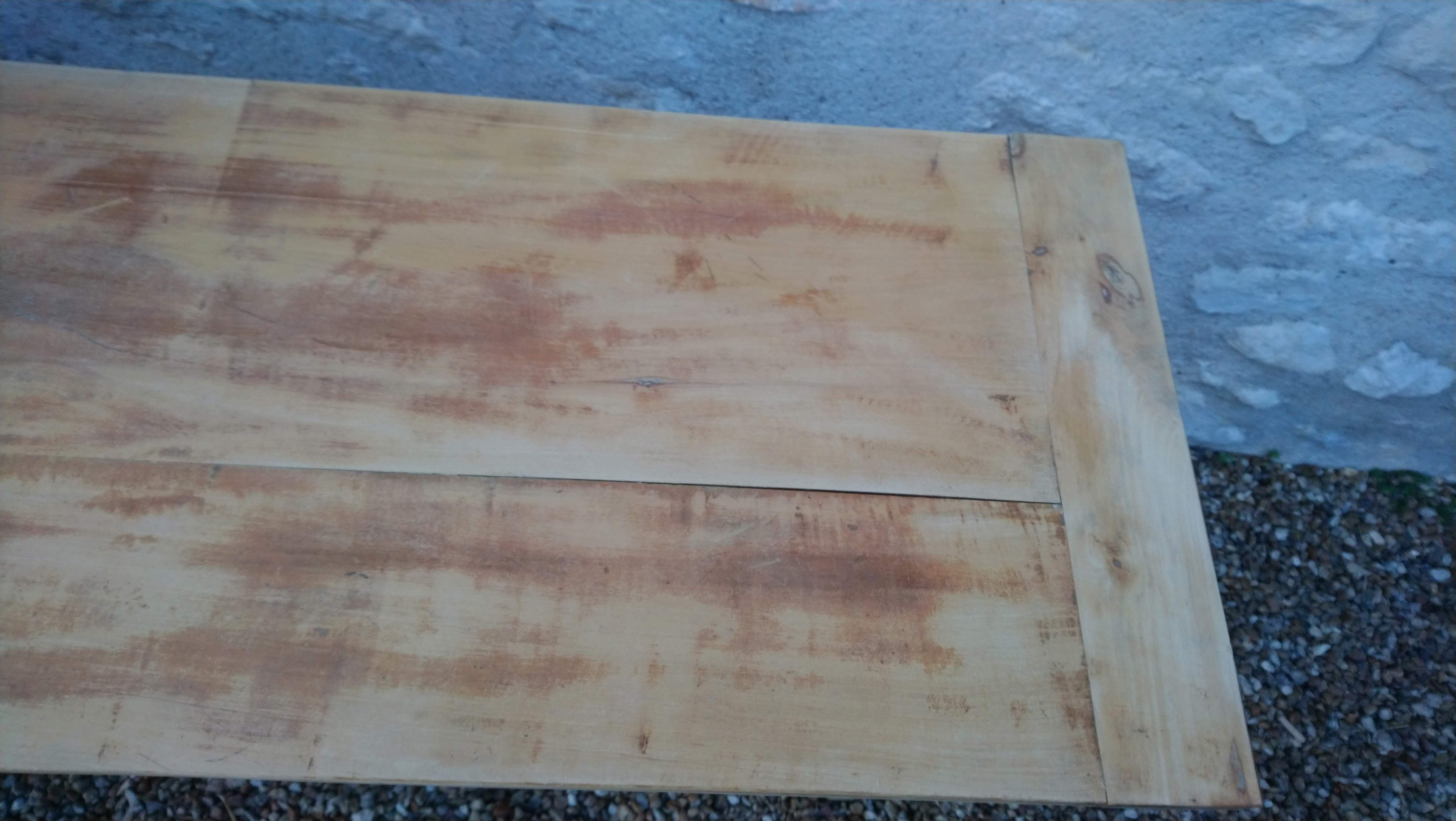 Console vintage wood L120