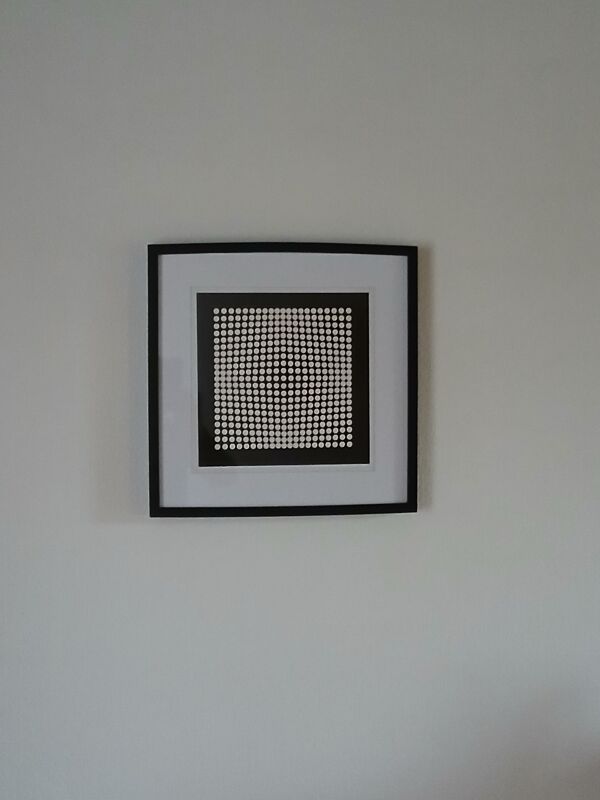 Sérigraphie cinétique ''Profonde'' d'après Victor Vasarely