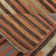 168x217 Tile Color Kilim Rug, Livin Room Rug, 6x7 Antique Vintage Kilim