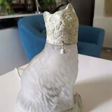 Art deco cat lamp