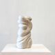 1970s Carrara marble Belgian sculpture