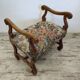 Fauteuils ancien avec pouf