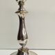 Pair of candlesticks Christofle silver metal