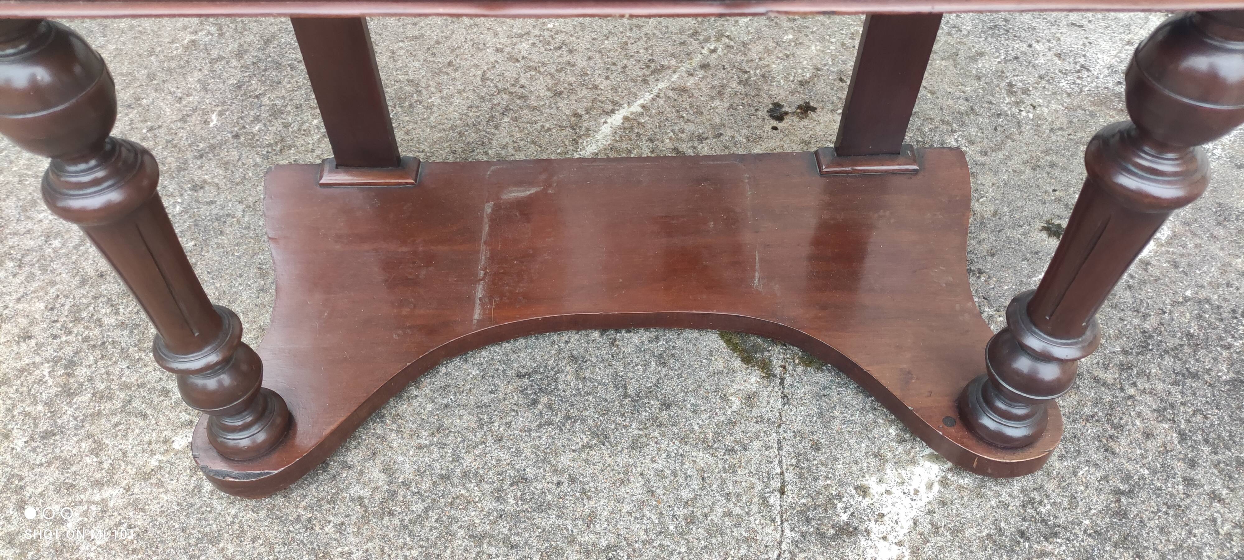 Console/desk/leather underwear/19th century