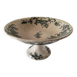 Fine earthenware bowl on a pedestal base – Grigny factory, circa 1830–1860