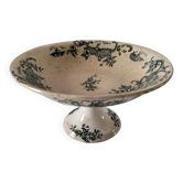 Fine earthenware bowl on a pedestal base – Grigny factory, circa 1830–1860