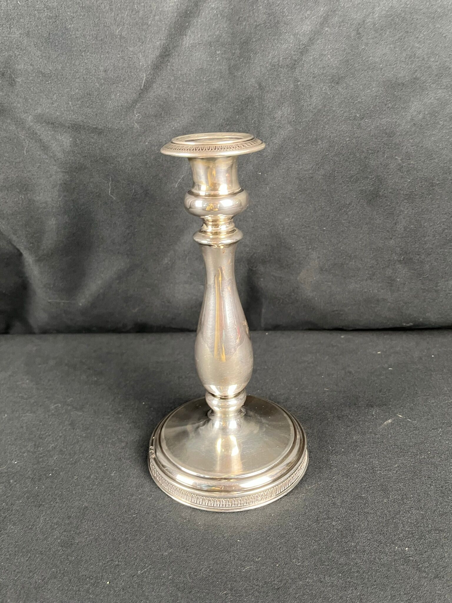 silver torch, hallmarked early 20th century