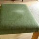1970s bedroom stool, made of wood, metal and fabric, step stool, library stool, vintage