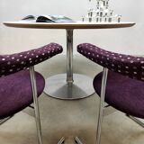 Vintage dining bullhorn chairs 1960s