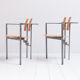 Chaises Memphis modèle Trix de Friedrich Förster
