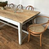 Vintage farm or workshop table early 20th century design