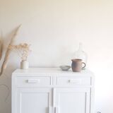 Old white parisian buffet