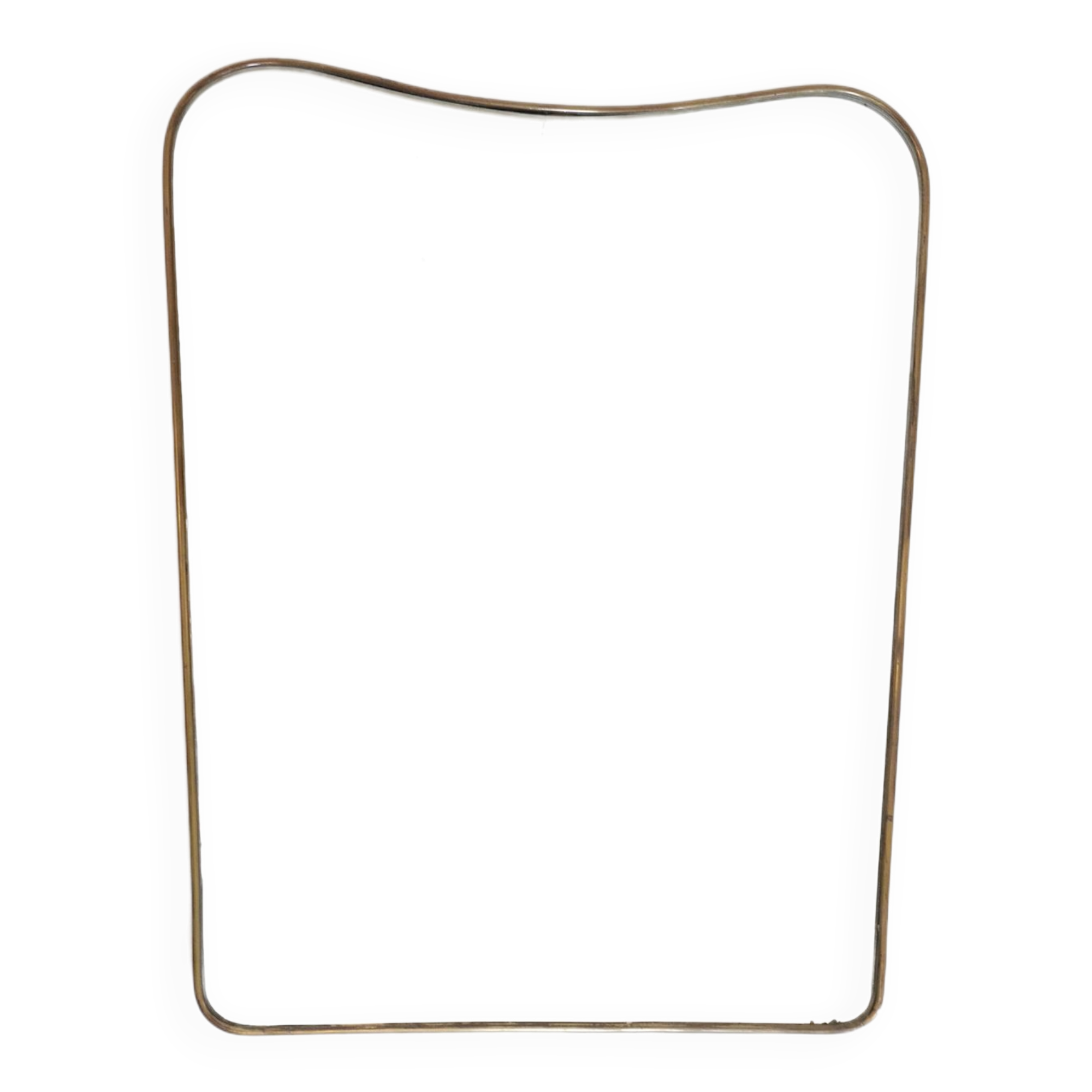 Large Italian mirror from the 50s, 71x57 cm.