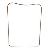 Large Italian mirror from the 50s, 71x57 cm.