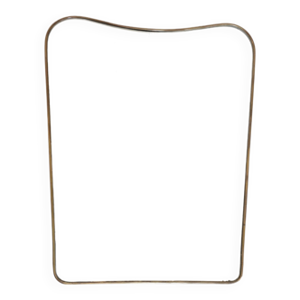 Large Italian mirror from the 50s, 71x57 cm.