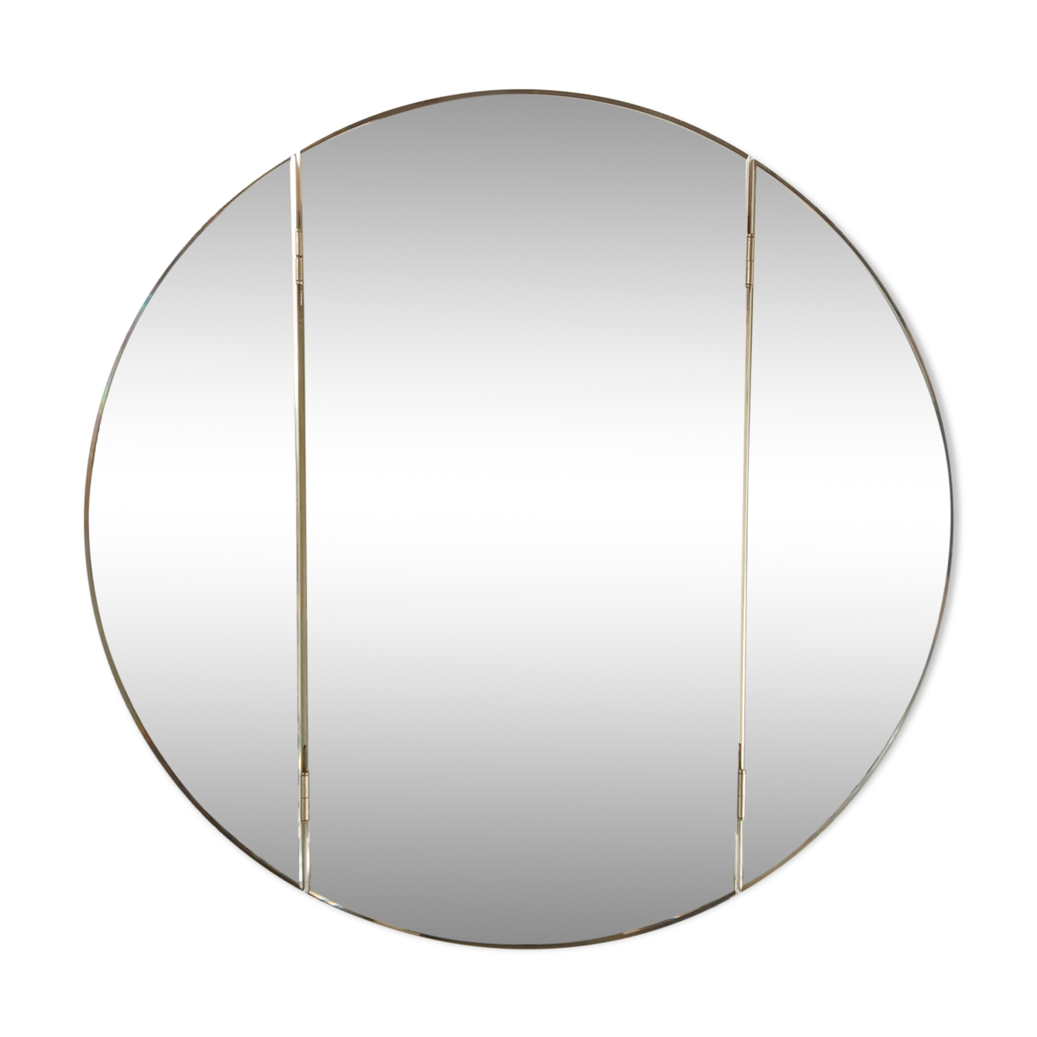 Miroir triptyque diamètre 80 cm