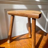 Wooden tripod stool