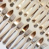 PLATIL 12 Couverts à Poisson  Métal Argenté