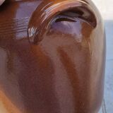 Vintage ceramic glazed stoneware pot