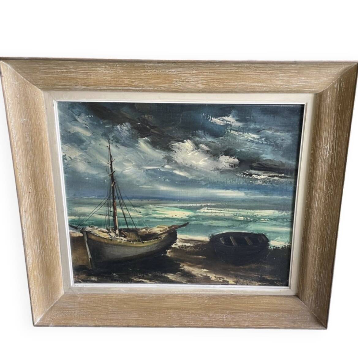 Maurice Vlaminck oil on canvas seascape