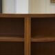 Mahogany bookshelf from English work around 1900 – documented historical provenance from the Montgolfier family.