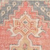 4x8 Red Geometric Turkish Rug 127x247Cm SK 22752