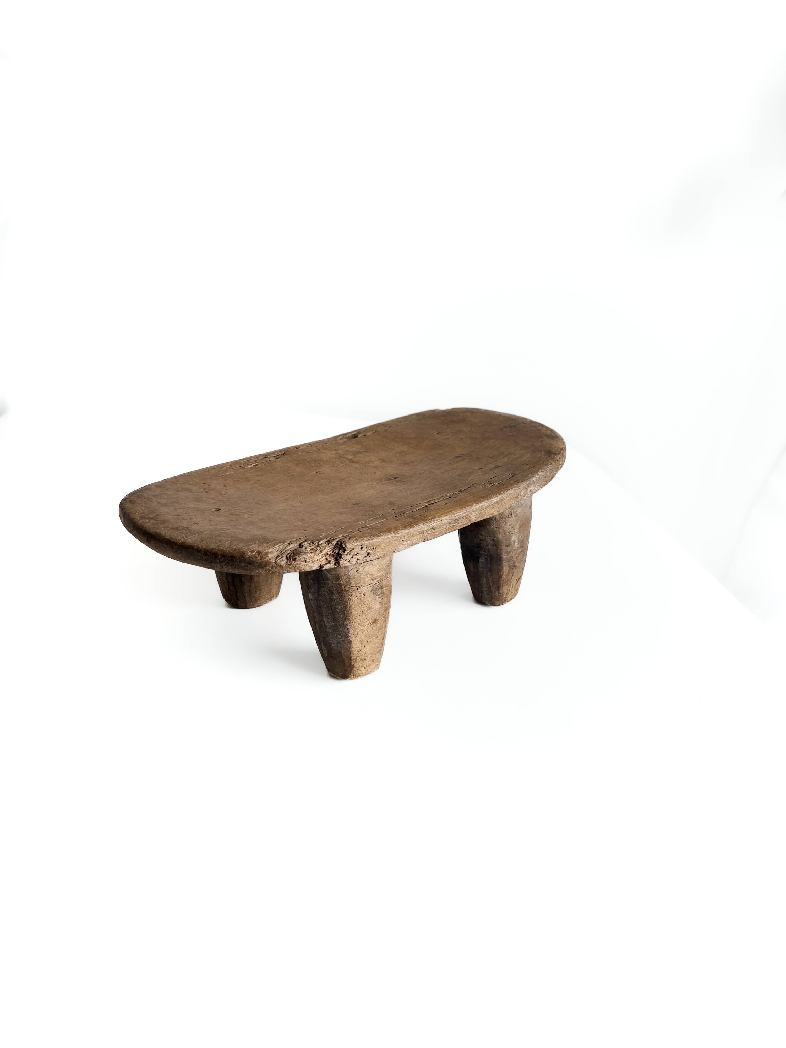 Antique Senufo S N2 "Collector" Stool in Wood | Hand Carved