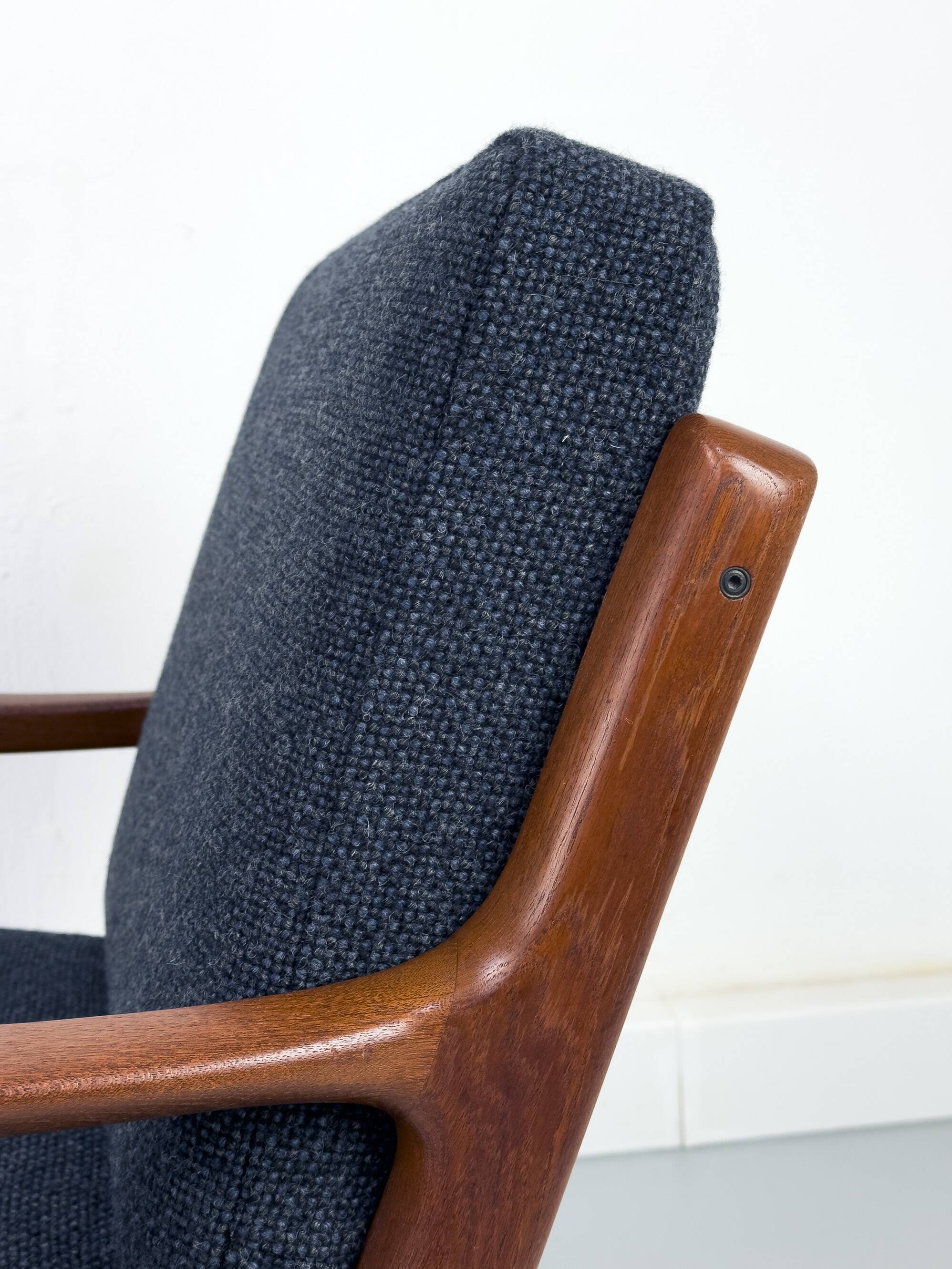Fauteuils Senator en Teck et Laine par Ole Wanscher pour France & Søn, 1960s