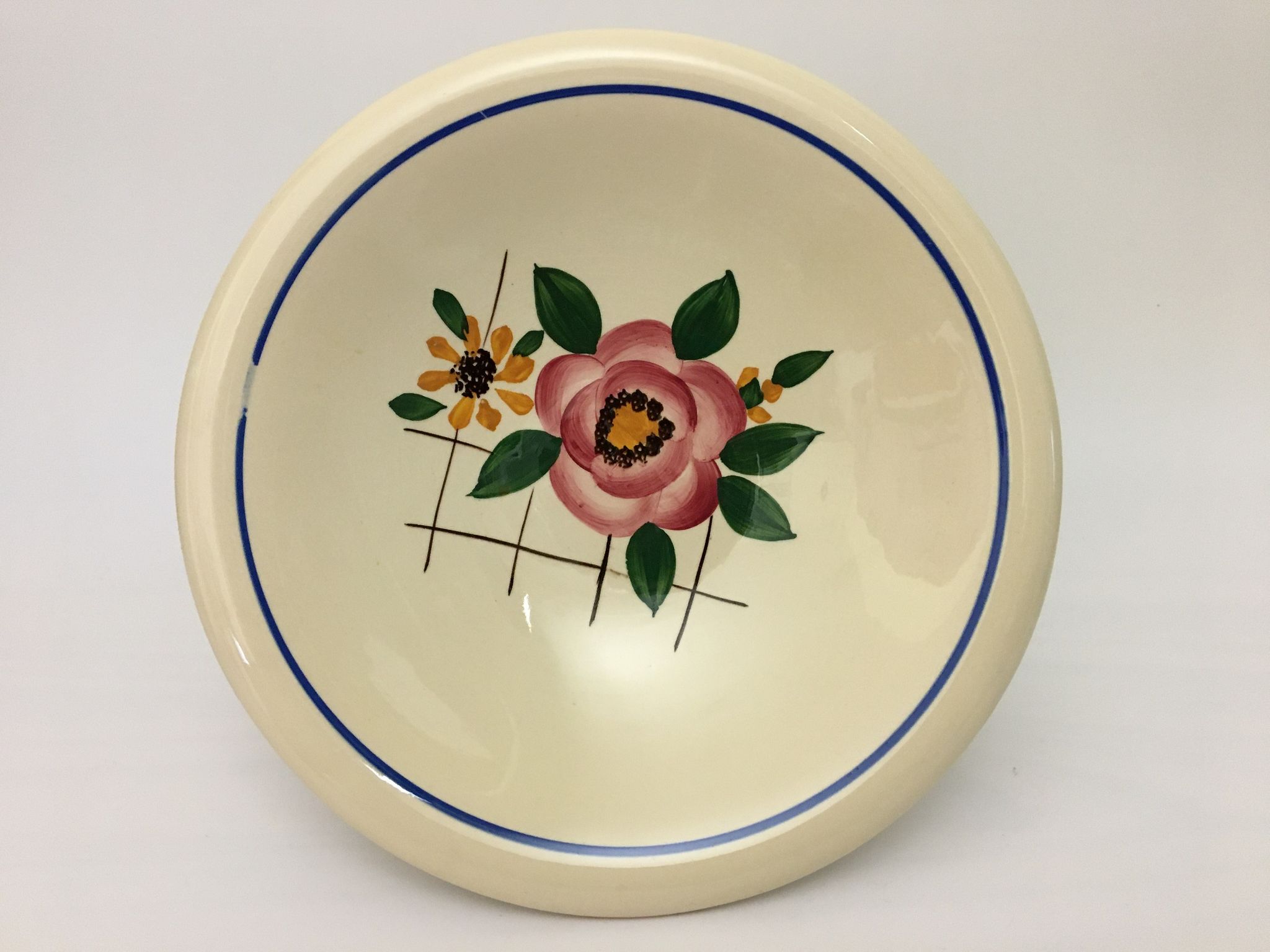 Dish "Sarreguemines - Congo" Art Deco flowers