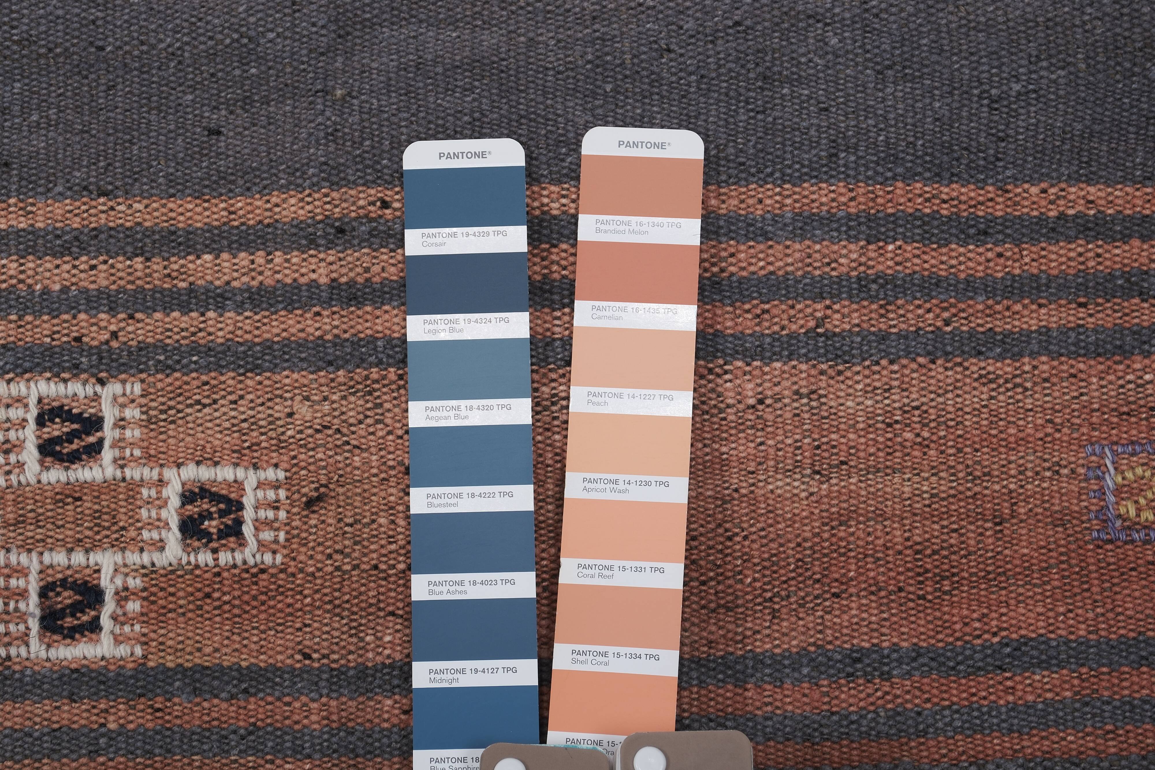 Vintage Turkish Oushak Rug Handwoven 120x286 cm