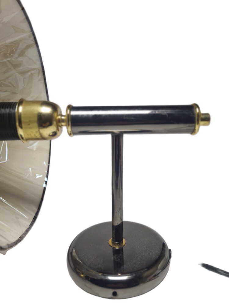 Art Deco brass wall lamp, Poland, 1980s