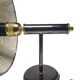 Art Deco brass wall lamp, Poland, 1980s