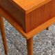 Scandinavian chest of drawers and bedside table from the 50s/60s, vintage teak