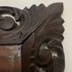 Antique mirror in carved wood