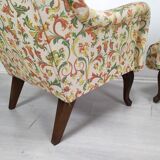 Pair of armchairs with ears