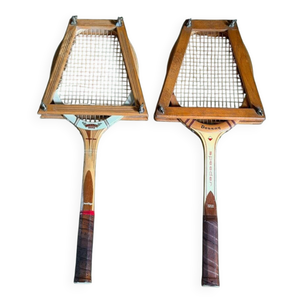Paire de raquettes tennis 1960