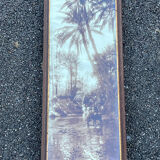 Old photograph from 1920 signed by Alexandre Bourgault, an Orientalist.