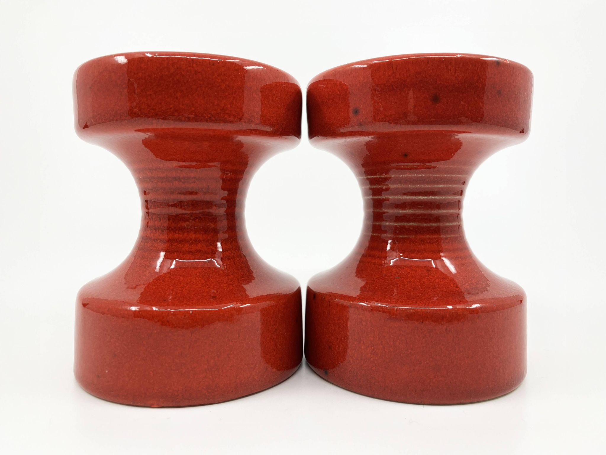 2 Steuler ceramic candle holders • Design Cari Zalloni • Circa 60-70